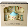 Rice Mint Fun Fair Print Melamine Baby Dinner Set In Gift Box 4 Pcs
