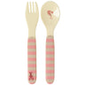 Rice Coral Ocean Print Kids Melamine Spoon And Fork