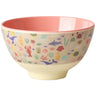 Rice Coral Ocean Print Melamine Bowl Small 300 Ml