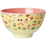 Rice Unicorn Love Print Melamine Bowl Small 300 Ml