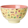 Rice Unicorn Love Print Melamine Bowl Small 300 Ml
