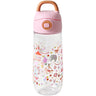 Rice Pink Fun Fair Print Plastic Kids Drinking Bottle 550 Ml