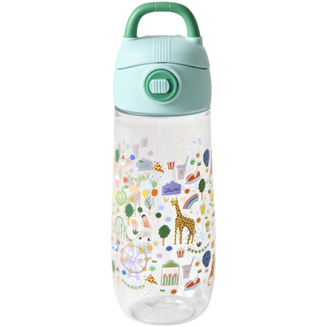 Rice Mint Fun Fair Print Plastic Kids Drinking Bottle 550 Ml