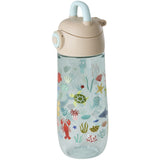 Rice Blue Ocean Print Plastic Kids Drinking Bottle 550 Ml