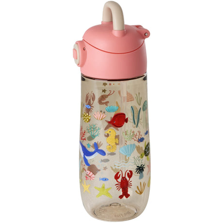 Rice Coral Ocean Print Plastic Kids Drinking Bottle 550 Ml