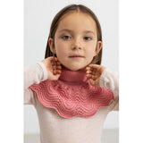 MarMar Light Cotton Wool Lace Raspberry Alani Knitted Neck Warmer
