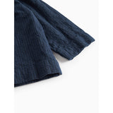 MarMar Chambray Dark Blue Stripe Tovas Blouse