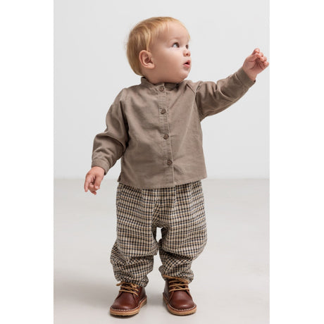 MarMar Seersucker Check Pilot Navy Check Palle Pants