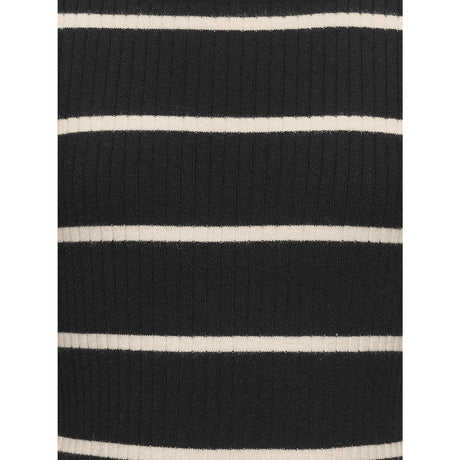 kids ONLY Black Whitecap Gray Kogibi Ls Rib Boatneck Cp Knt