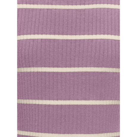 kids ONLY Mauve Orchid Whitecap Gray Kogibi Ls Rib Boatneck Cp Knt