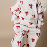 That's Mine Rouge Boucle Elsa Sweatpants