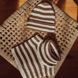That's Mine Brown Stripe Izzy Beanie