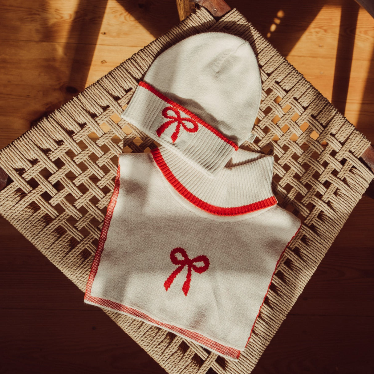 That's Mine Almond Peach Louise Neckwarmer