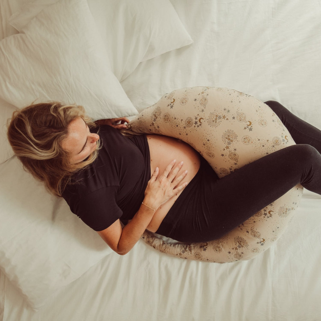 That's Mine Sateen - Million Stars Moon Nursing Pillow