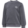 Hummel Dark Grey Melange Mini Wool Sweatshirt Bee