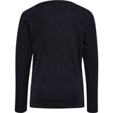 Hummel Black Jr Wool Rib T-Shirt L/S