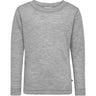 Hummel Grey Melange Jr Wool Rib T-Shirt L/S