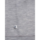 Hummel Grey Melange Jr Wool Rib Top S/L