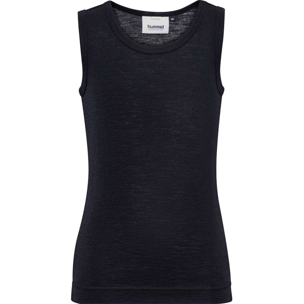 Hummel Black Jr Wool Rib Top S/L