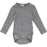 Hummel Grey Melange Mini Wool Rib Body L/S