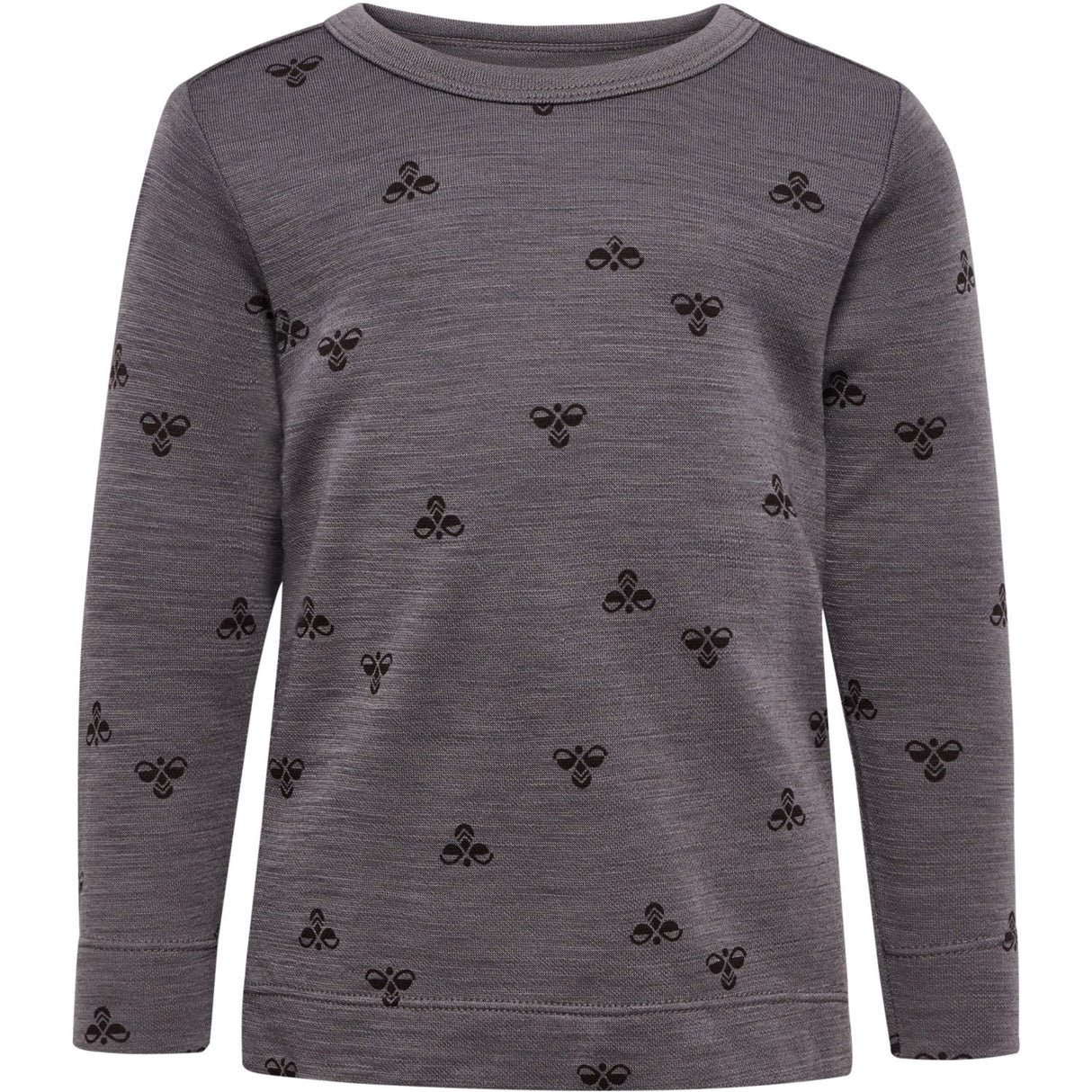 Hummel Charcoal Gray Mini Wool T-Shirt L/S