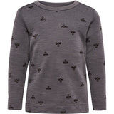 Hummel Charcoal Gray Mini Wool T-Shirt L/S