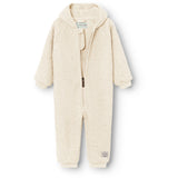 Mini A ture Angora Cream Matadel Teddyfleece Jumpsuit. GRS