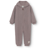 Mini A ture Zinc Purple Matadel Teddyfleece Jumpsuit. GRS