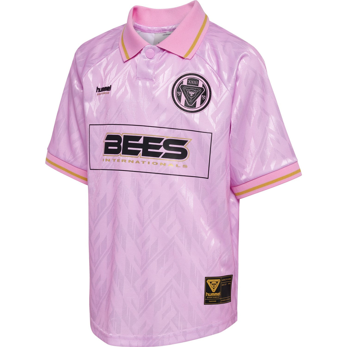 Hummel Pastel Lavender Jr Loose Bay Soccer Jersey S/S