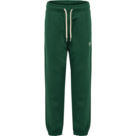 Hummel Dark Green Jr Loose Sweatpants Bee