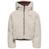 kids ONLY Mauve Wine Kogmaria Life Reversib Puffer Jacket Otw