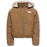 kids ONLY Toasted Coconut Kogmaria Life Reversib Puffer Jacket Otw