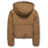 kids ONLY Toasted Coconut Kogmaria Life Reversib Puffer Jacket Otw