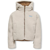 kids ONLY Toasted Coconut Kogmaria Life Reversib Puffer Jacket Otw
