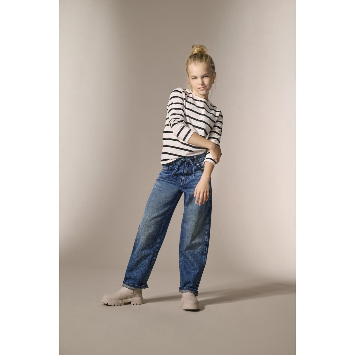 kids ONLY Medium Blue Denim Koggianna Straight Dnm Pim205 Noos