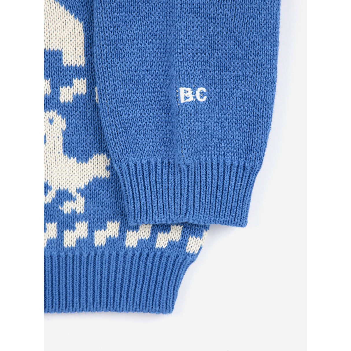 Bobo Choses Blue Farm Jaquard Jumper