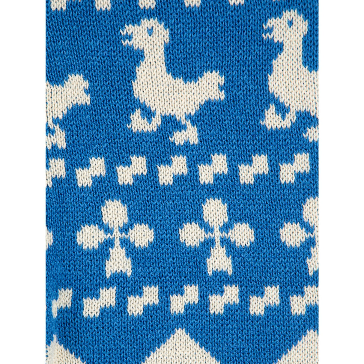 Bobo Choses Blue Farm All Over Knitted Pants
