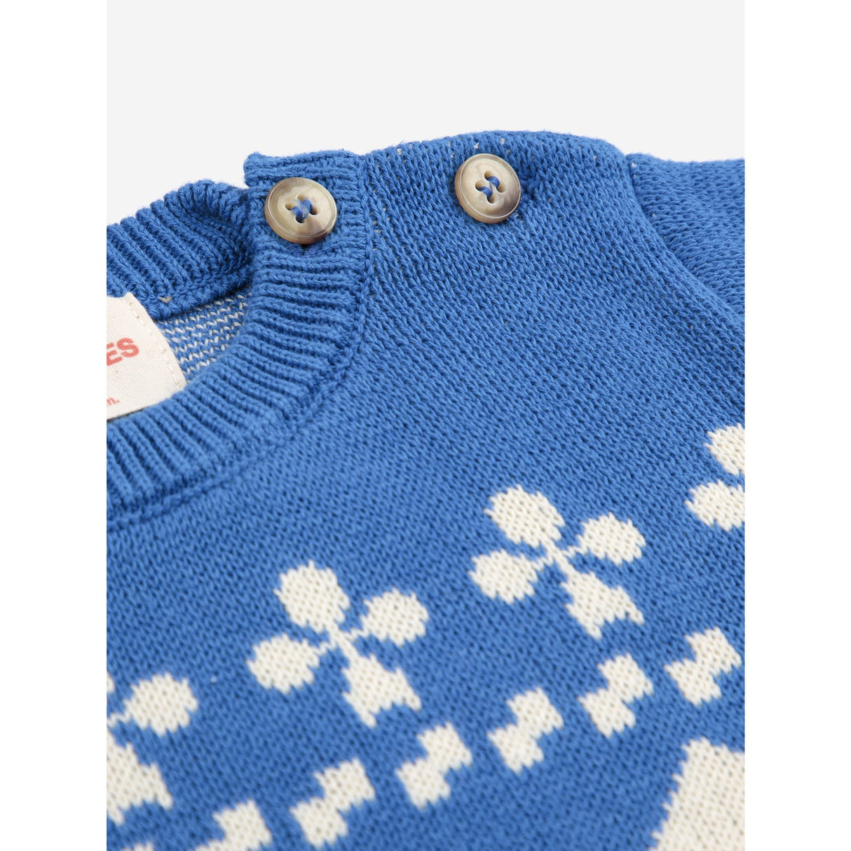 Bobo Choses Blue Farm Jaquard Jumper