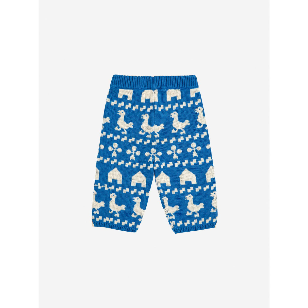 Bobo Choses Blue Farm All Over Knitted Pants