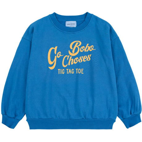 Bobo Choses Blue Go Bobo Sweatshirt