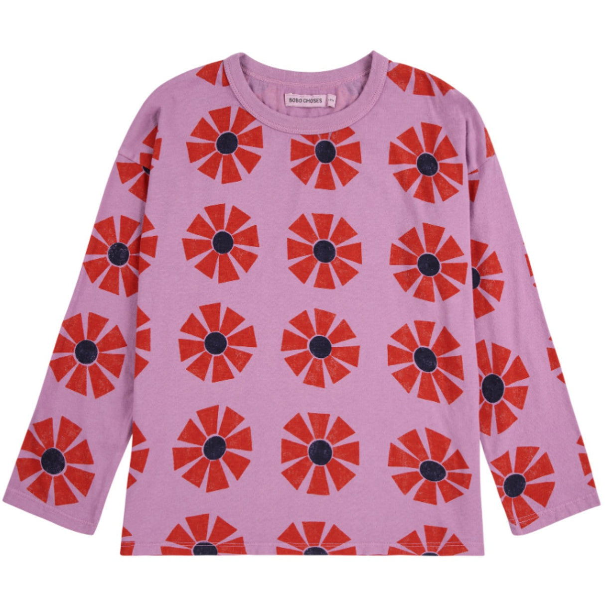 Bobo Choses Purple Kaleidoscope All Over T-Shirt