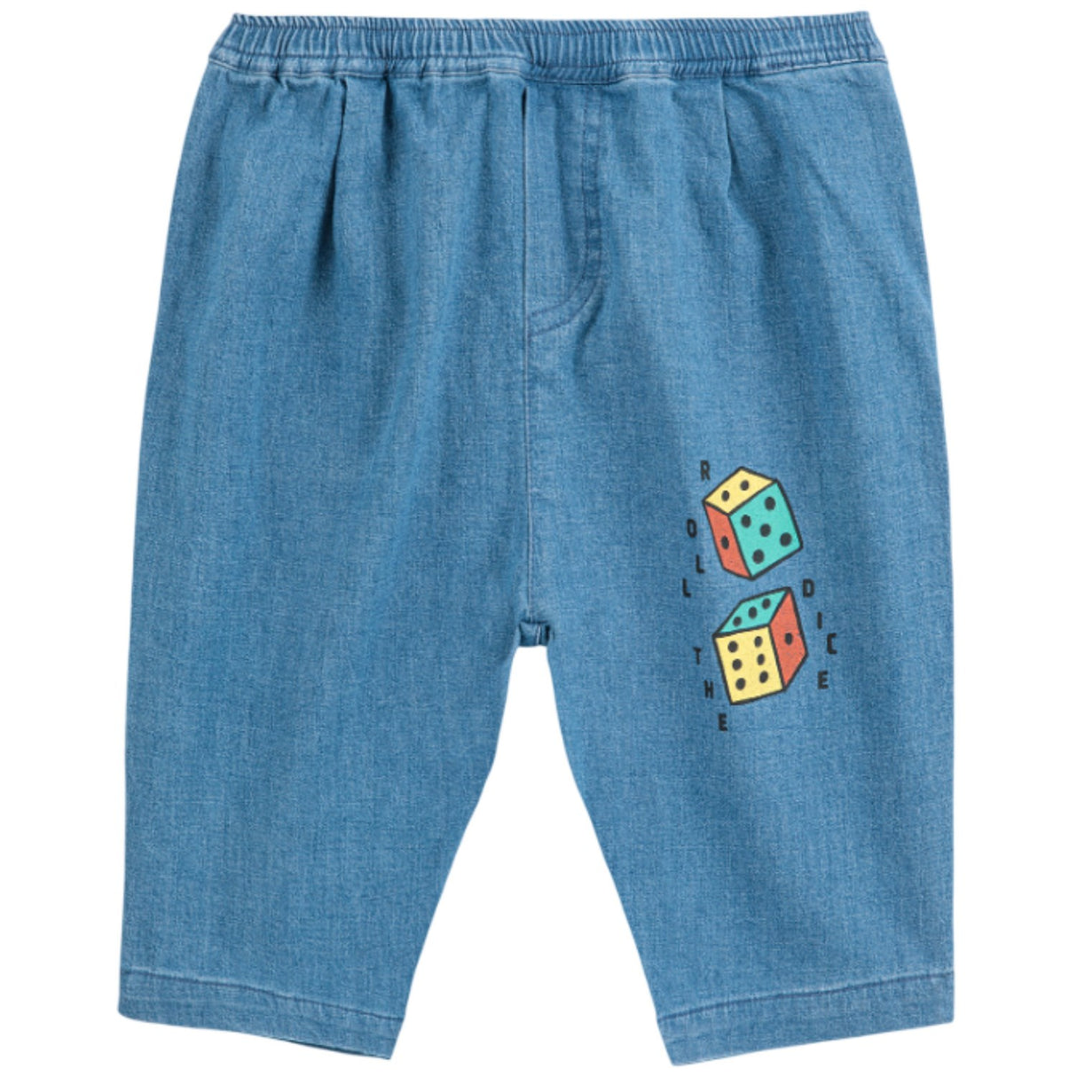 Bobo Choses Navy Blue Roll The Dice Light Denim Pants