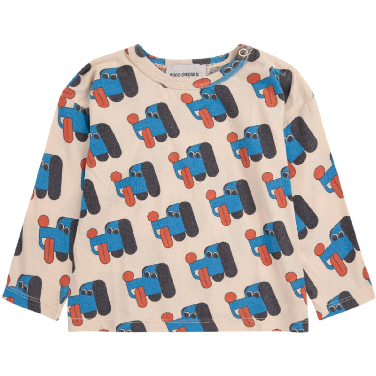 Bobo Choses Offwhite Doggy Mate All Over T-Shirt
