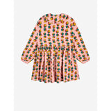 Bobo Choses Pink Dices All Over Micro Corduroy Dress