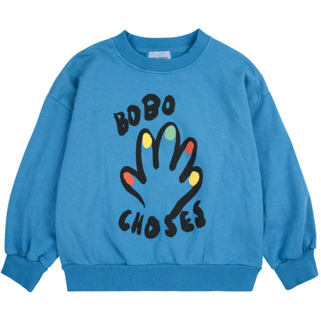 Bobo Choses Blue High Five Sweatshirt
