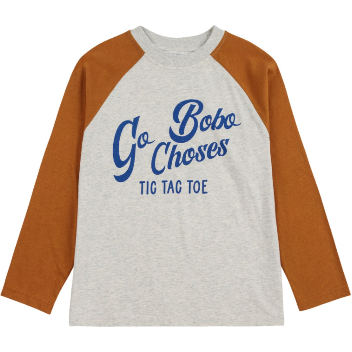 Bobo Choses Brown Go Bobo Ranglan Sleeves T-Shirt
