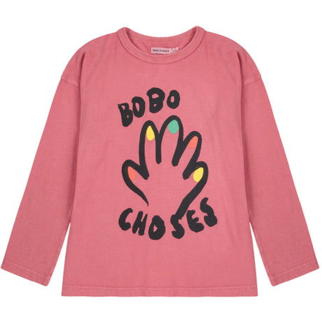 Bobo Choses Pink High Five T-Shirt