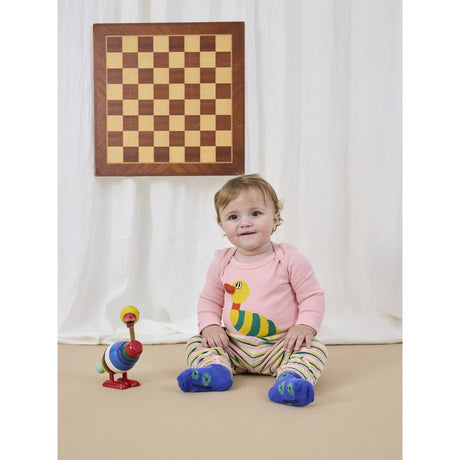 Bobo Choses Light Pink Stripped Duck Body