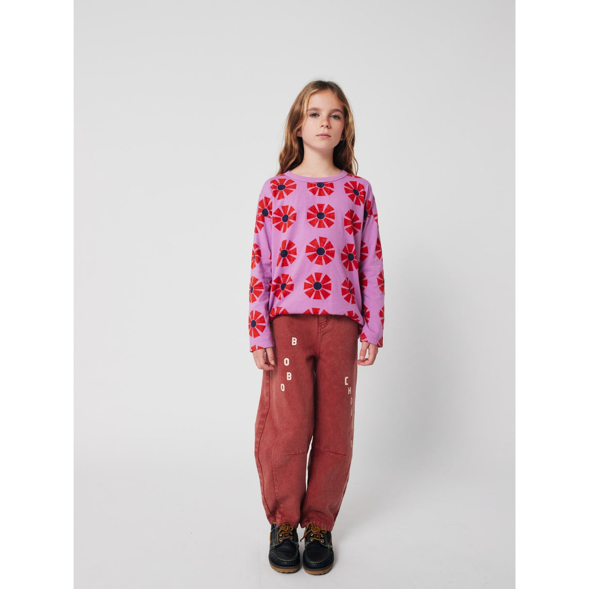 Bobo Choses Purple Kaleidoscope All Over T-Shirt