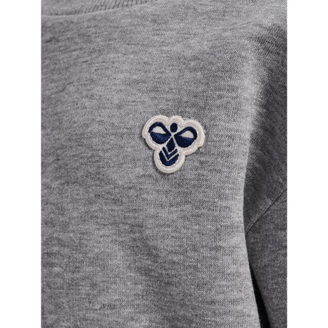 Hummel Grey Melange Mini Loose Crewneck Bee